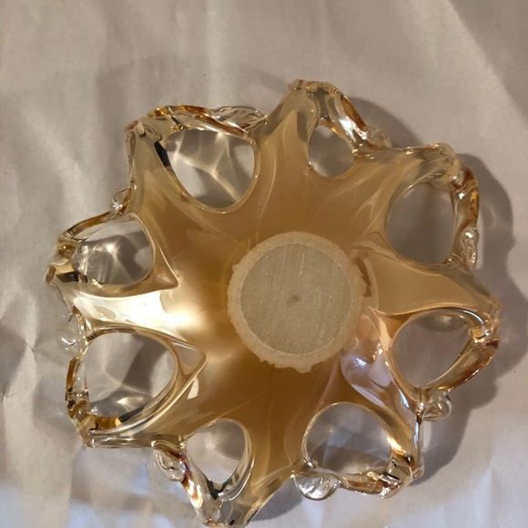 Murano Glass bowl or dish in an iridescent amber - Picture 2 of 10